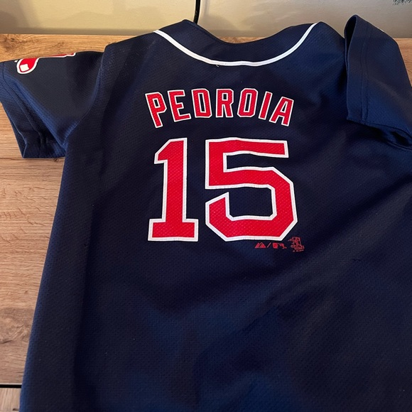 Boston Red Sox Jersey #15 Pedroia size 7 - Picture 3 of 3